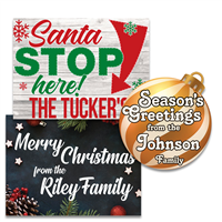Holiday Season Yard Signs