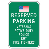 Reserved Parking Sign