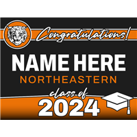 Northeastern Graduation Sign
