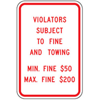  Violators Pennsylvania Sign